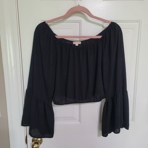 Off the shoulder boho top